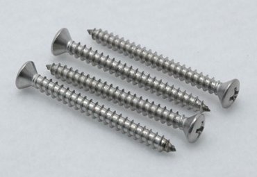 Callaham Stainless Steel Neck Plate and screws Satin Finish