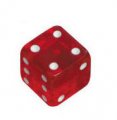 Knob Red cube Large