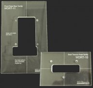 WD Music Products Routing Template Floyd Rose Top and Bottom Cav