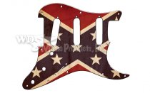 Pickguard USA Dixie Flag Relic 3PLY SSS